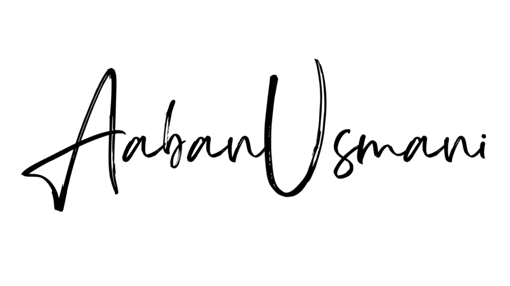 Aaban Usmani sign